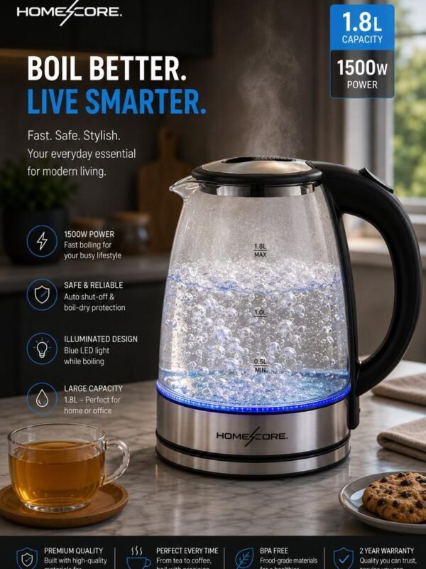 Glass Electric Kettle – HCGK-01